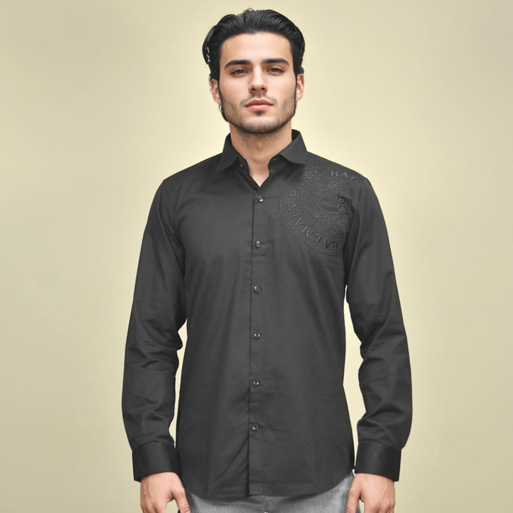 Balmain Black Premium Quality Shirt-1