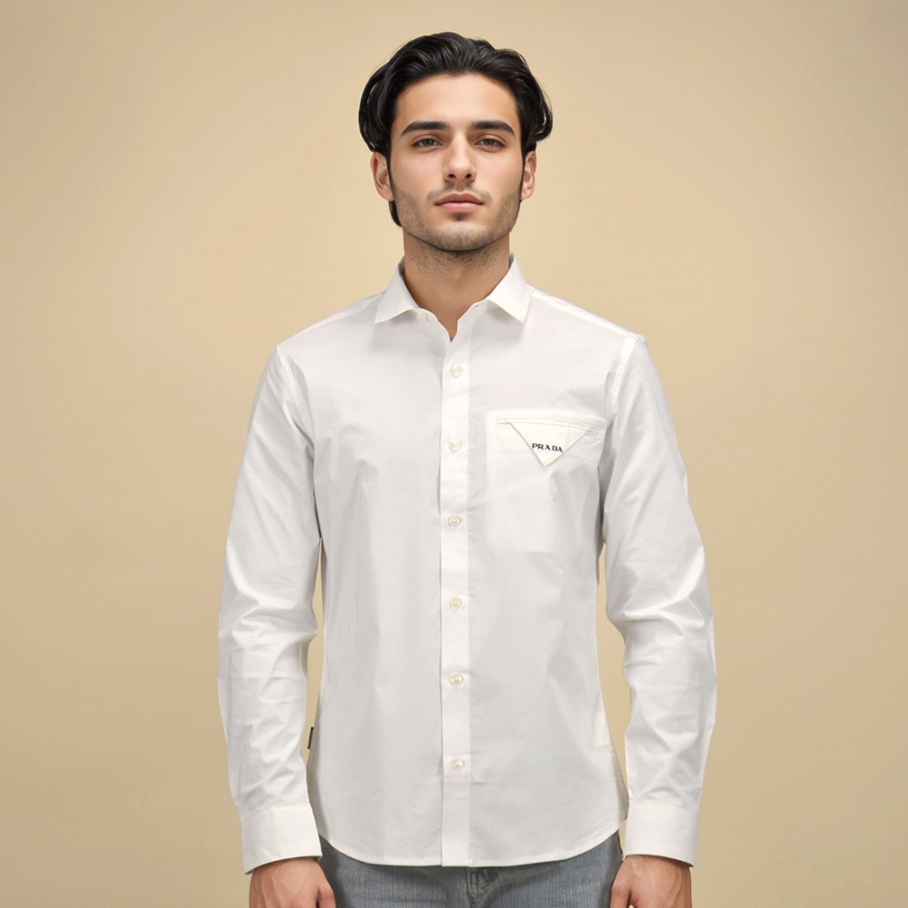 Prada White Premium Quality Shirt-1