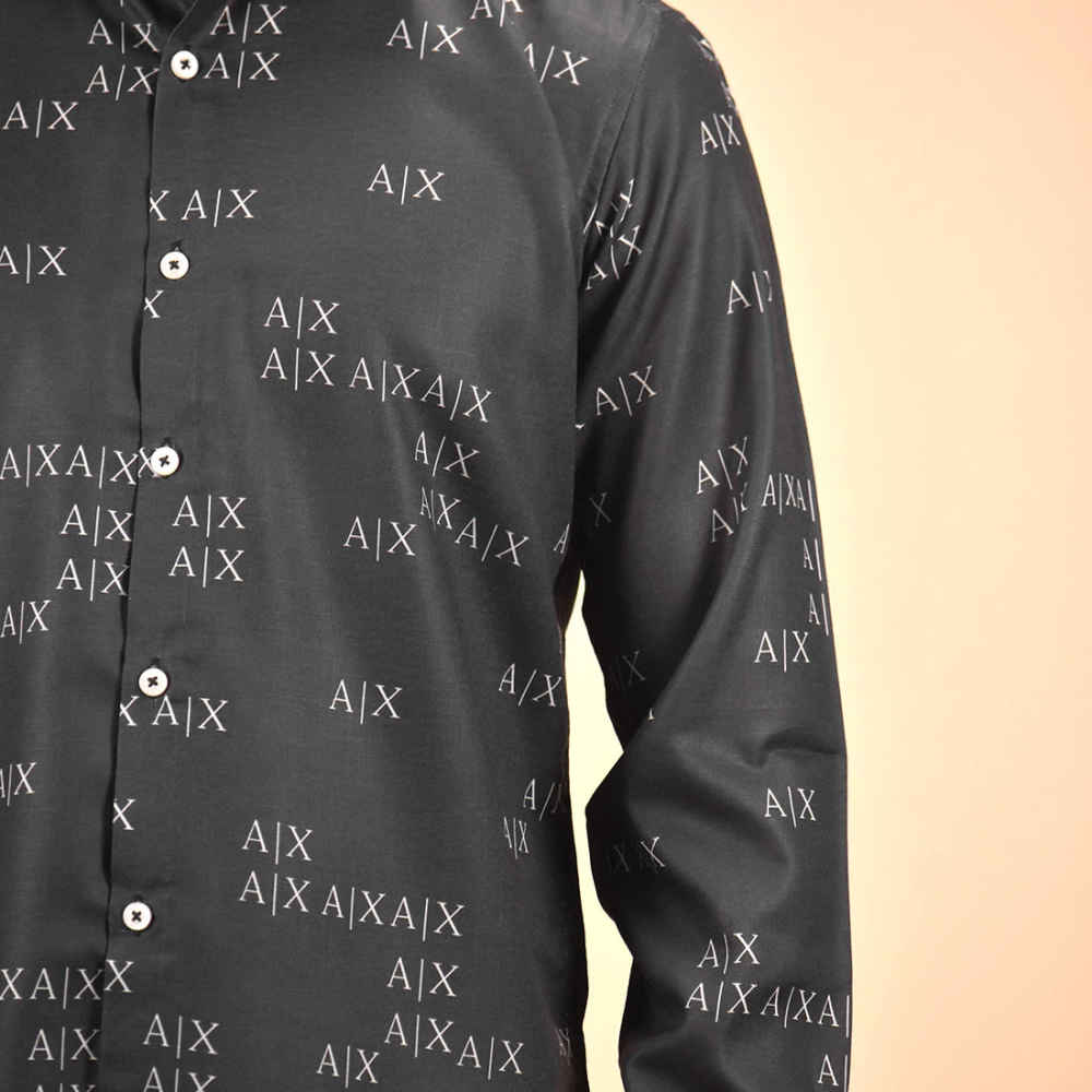 Armani Exchange Black Premium Quality Shirt-4