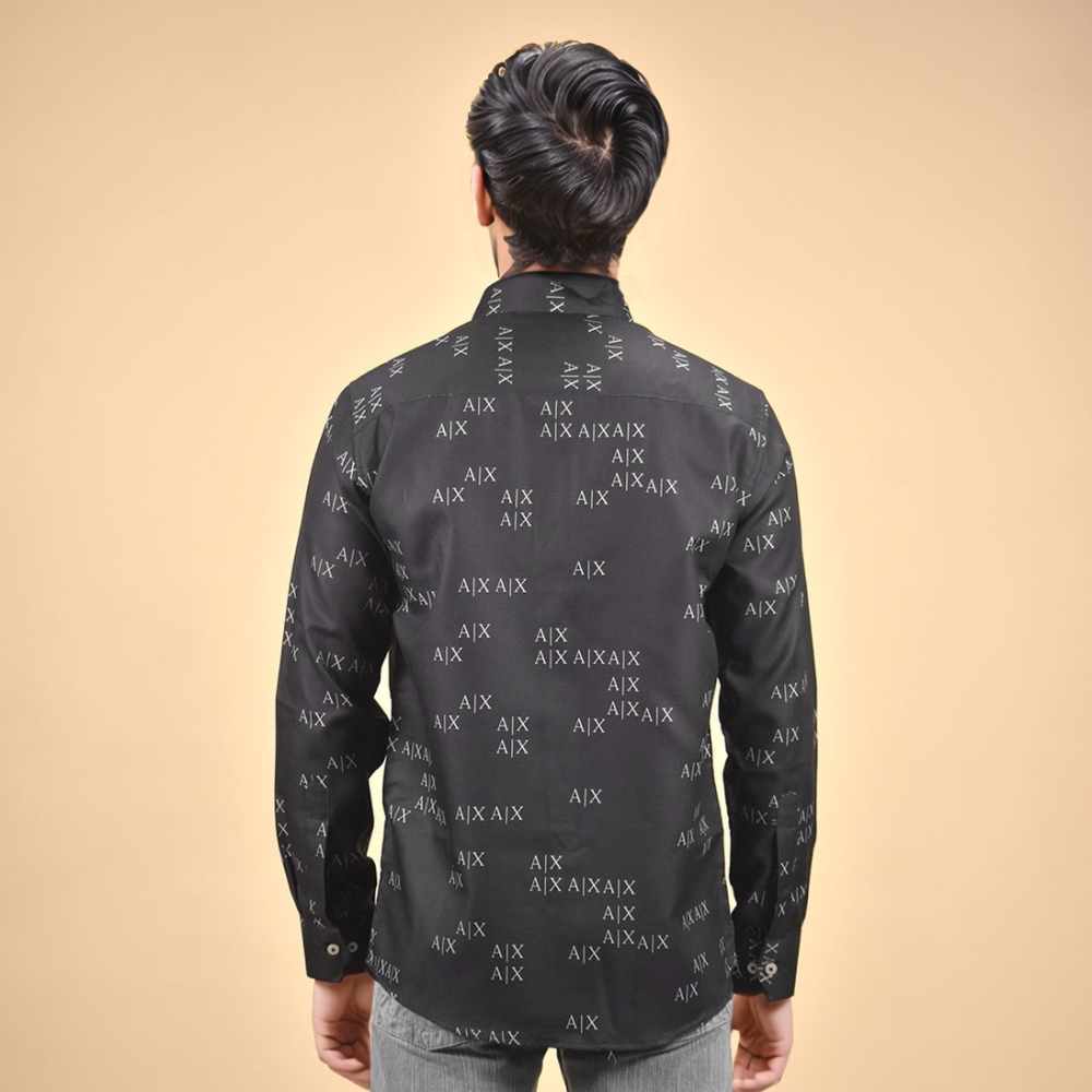 Armani Exchange Black Premium Quality Shirt-3