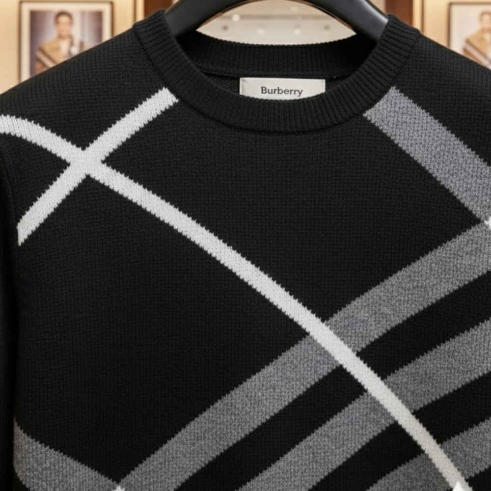 Burberry Black Authentic Quality Pullover-4