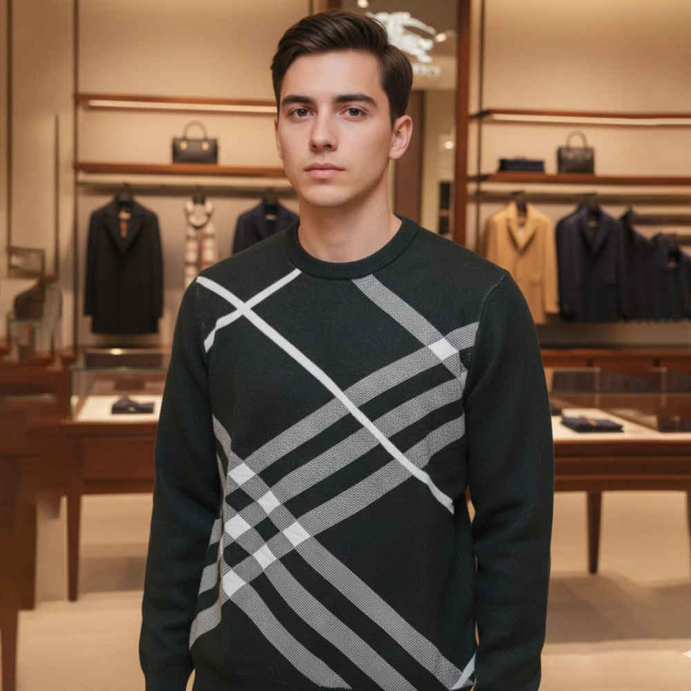 Burberry Black Authentic Quality Pullover-1