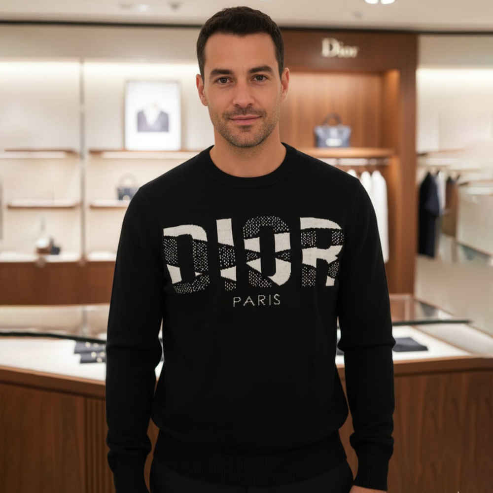 Dior Black Premium Quality Pullover-thumb-0
