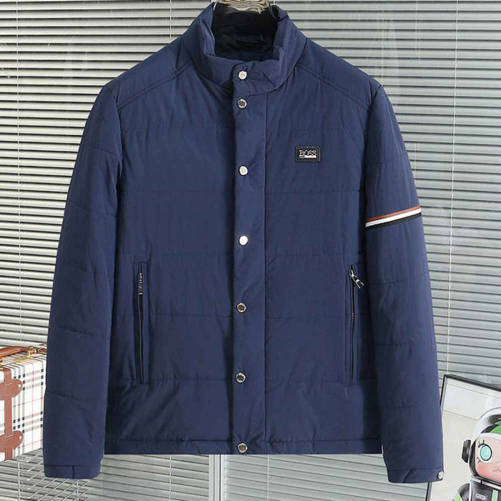 Boss Blue High Down Jacket-1