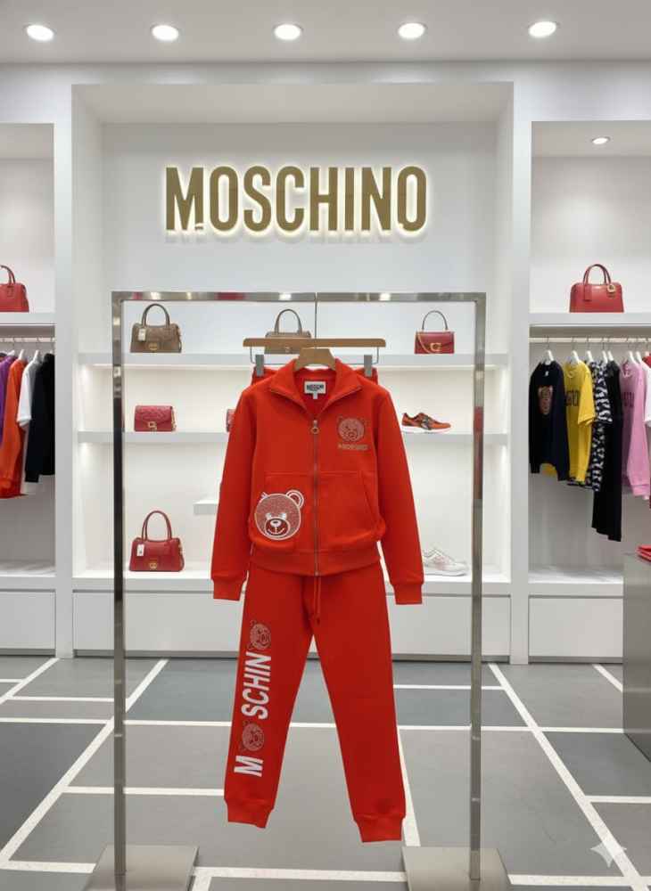 Moschino Orange Premium Quality Winter Tracksuit-2