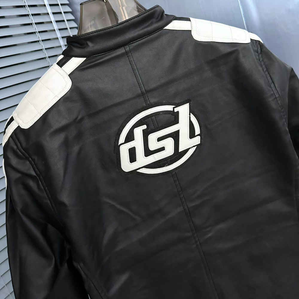 Diesel Black High Premium Authentic Quality Jacket-thumb-4