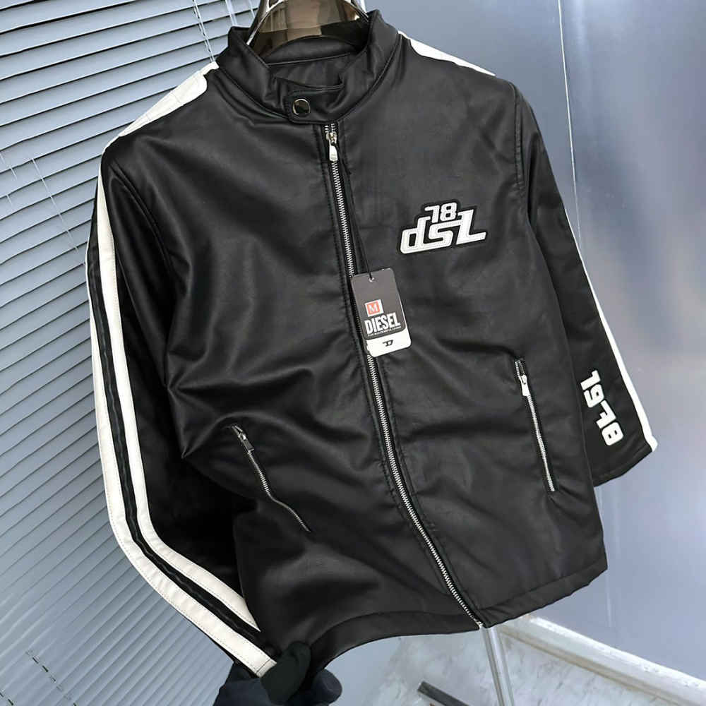Diesel Black High Premium Authentic Quality Jacket-thumb-2
