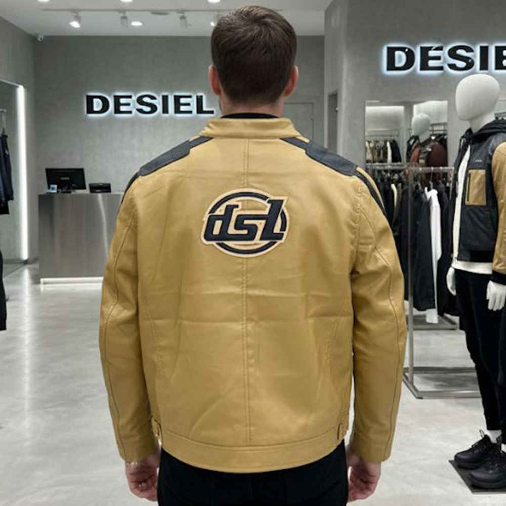 Diesel Brown High Premium Authentic Quality Jacket-2