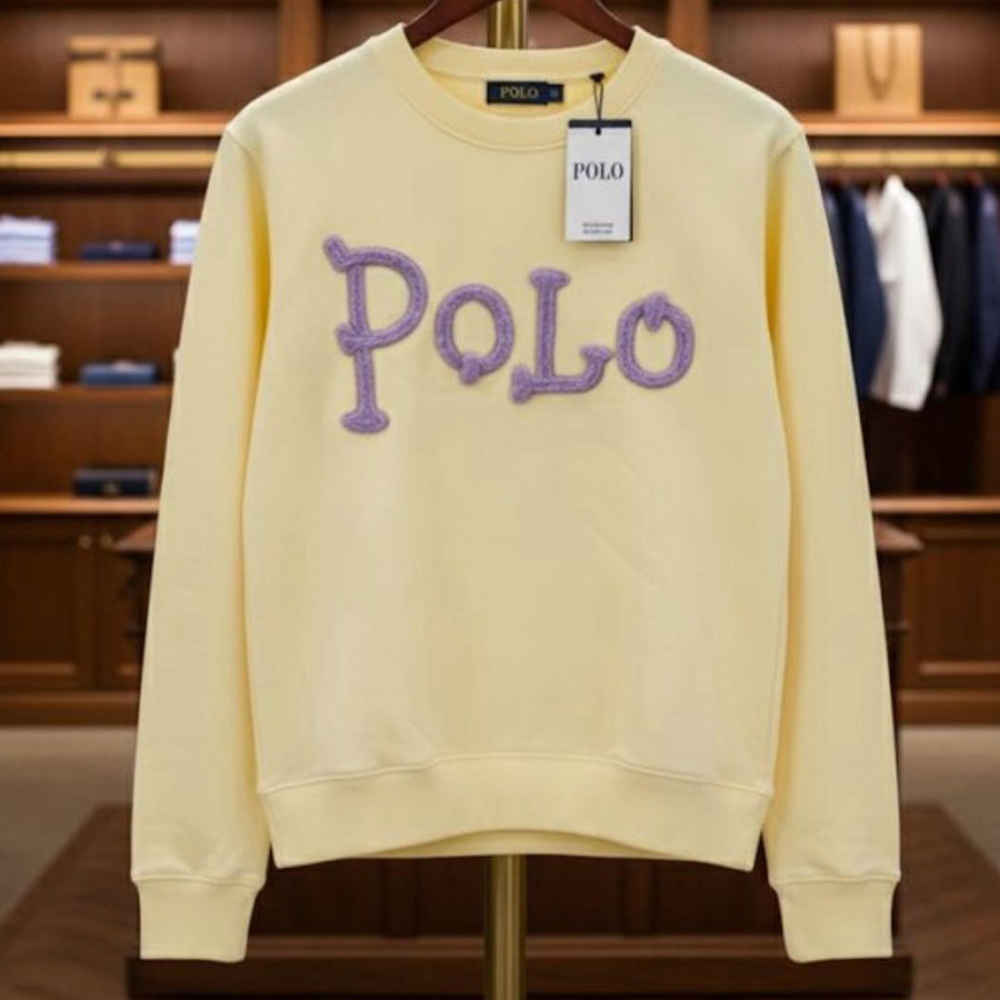 Ralph Lauren Cream Premium Quality Sweatshirt-4