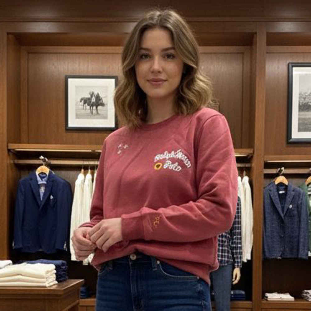 Ralph Lauren Pink Premium Quality Sweatshirt-thumb-1