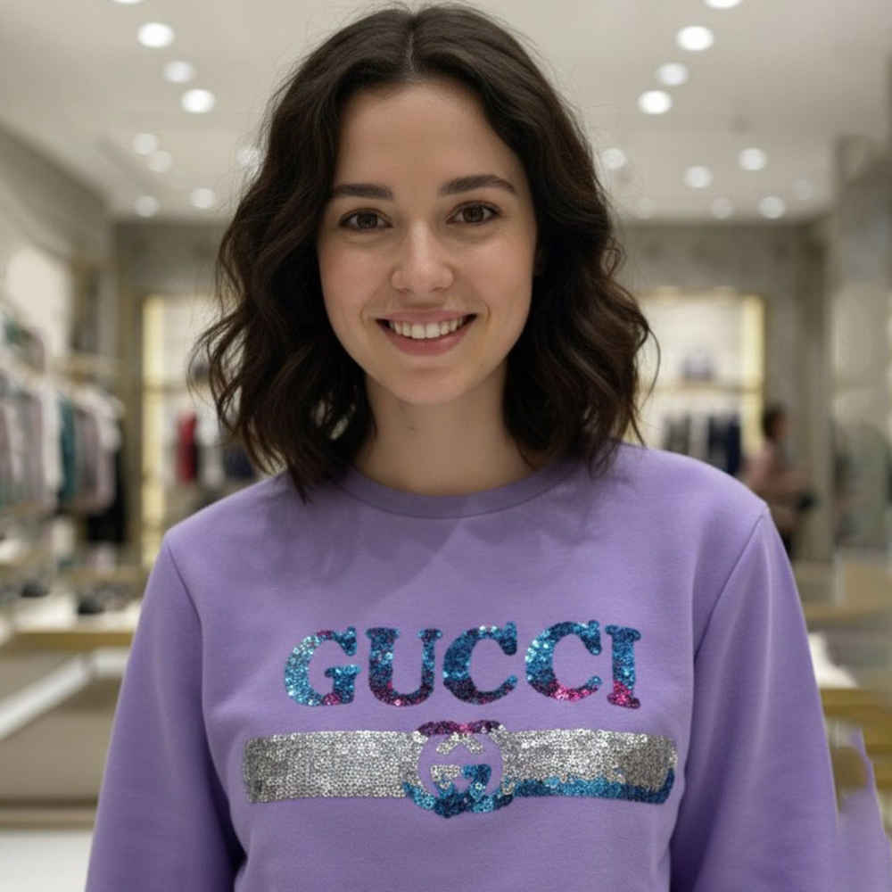 Gucci Purple Premium Quality Sweatshirt-thumb-0