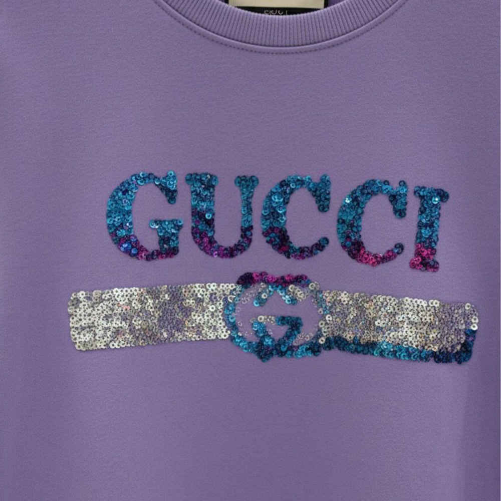 Gucci Purple Premium Quality Sweatshirt-thumb-3