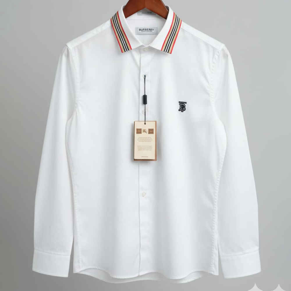 Burberry White Premium Quality Shirt-1