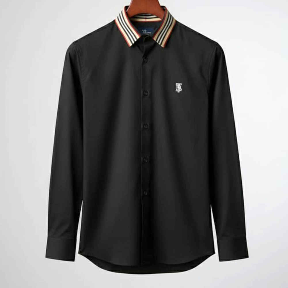 Burberry Black Premium Quality Shirt-1