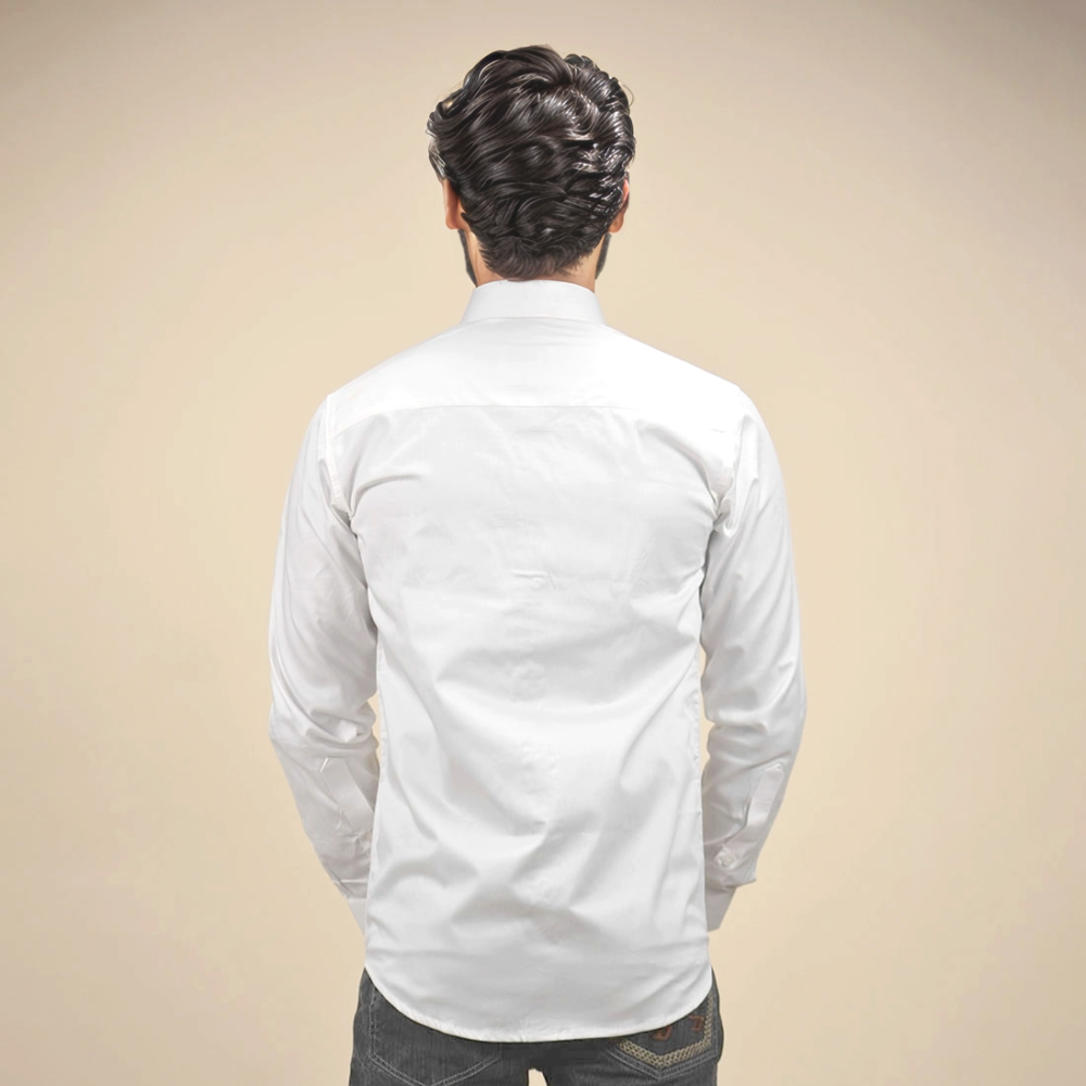 Burberry TB Embroidered logo White Premium Shirt-3