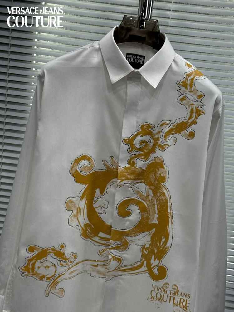 Versace White Premium Quality Cotton Shirt-2