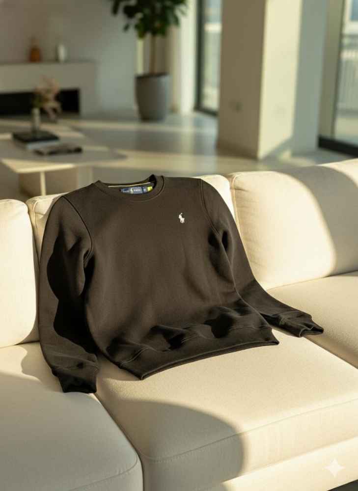 Ralph Lauren Black Premium Quality Cotton Sweatshirt-1