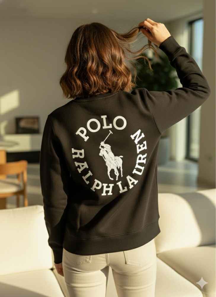 Ralph Lauren Black Premium Quality Cotton Sweatshirt-2