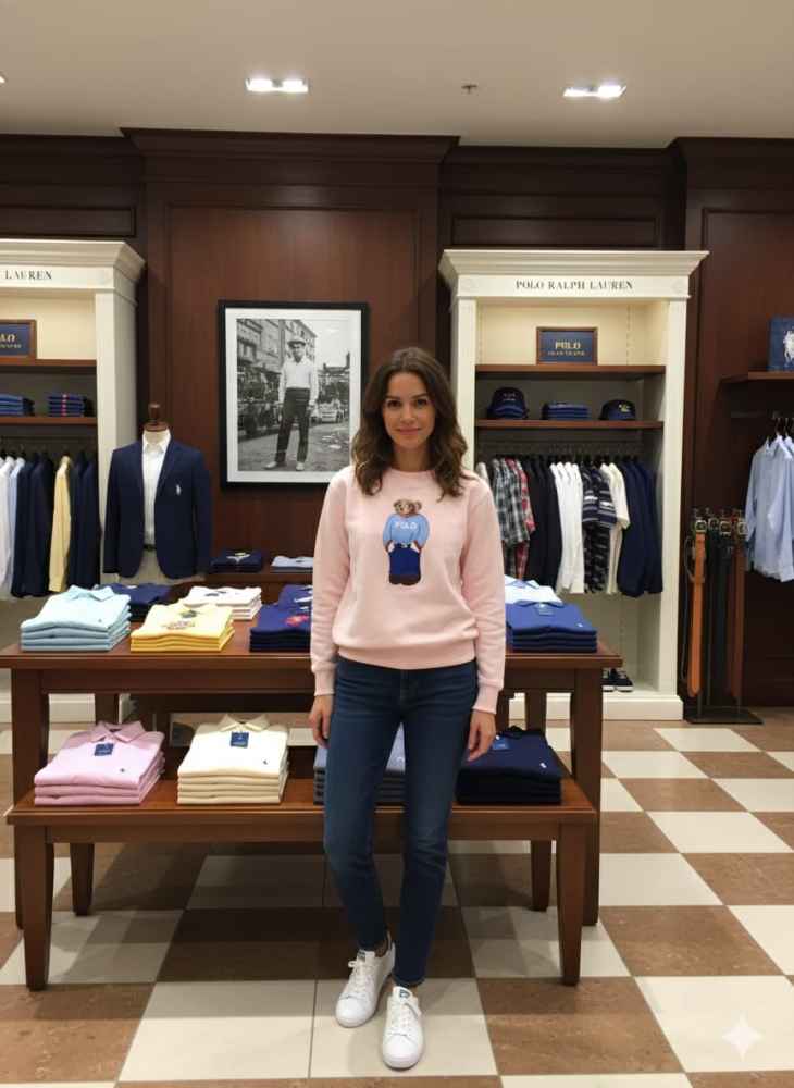 Ralph Lauren Pink Premium Quality Cotton Sweatshirt-2