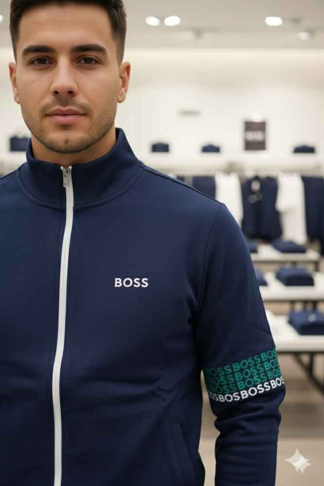 Hugo Boss Blue Premium Quality Tracksuit-thumb-3