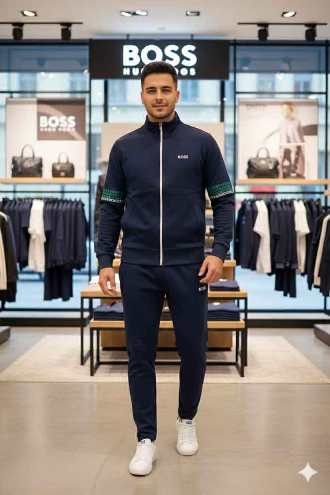 Hugo Boss Blue Premium Quality Tracksuit-thumb-0