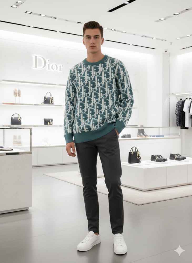 Dior Black Premium Quality Pullover-thumb-3