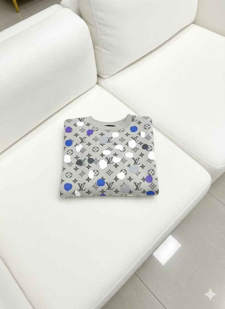 Louis Vuitton Grey Premium Quality Sweatshirt-2