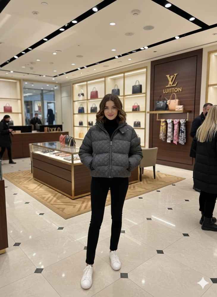 Louis Vuitton Dark Grey Premium Quality Jacket-2