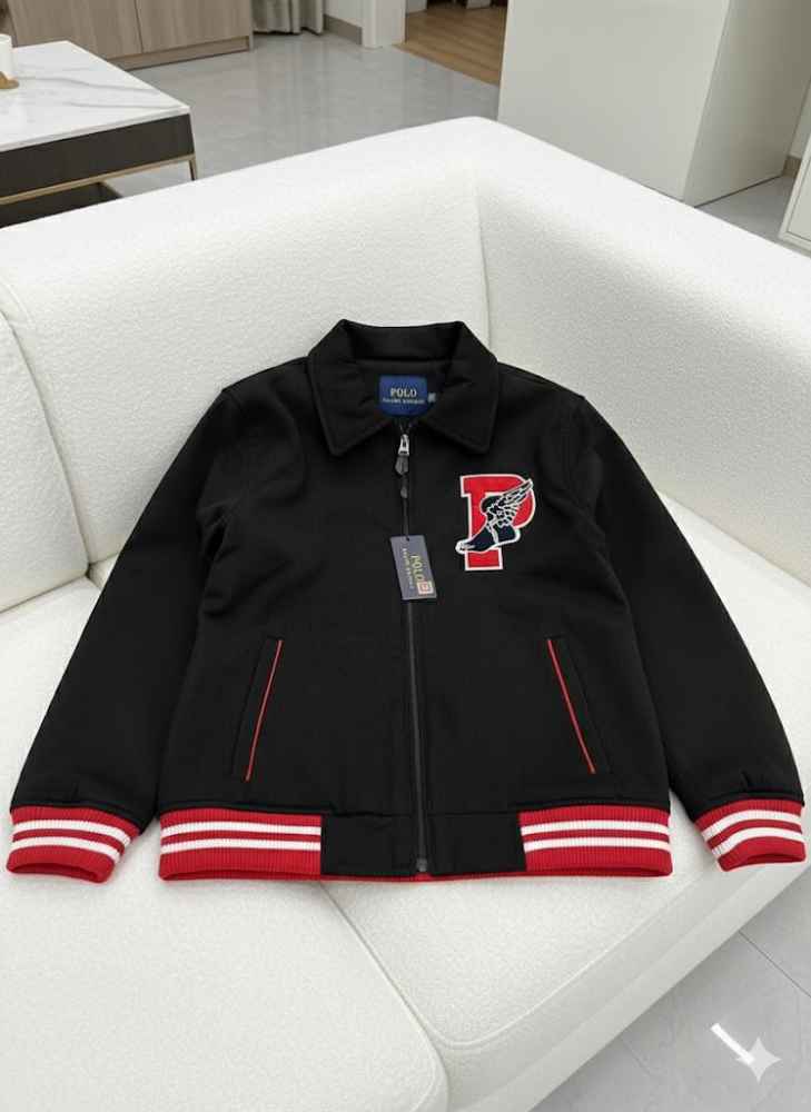 Ralph Lauren Black Premium Quality Cotton Blend Jacket-1