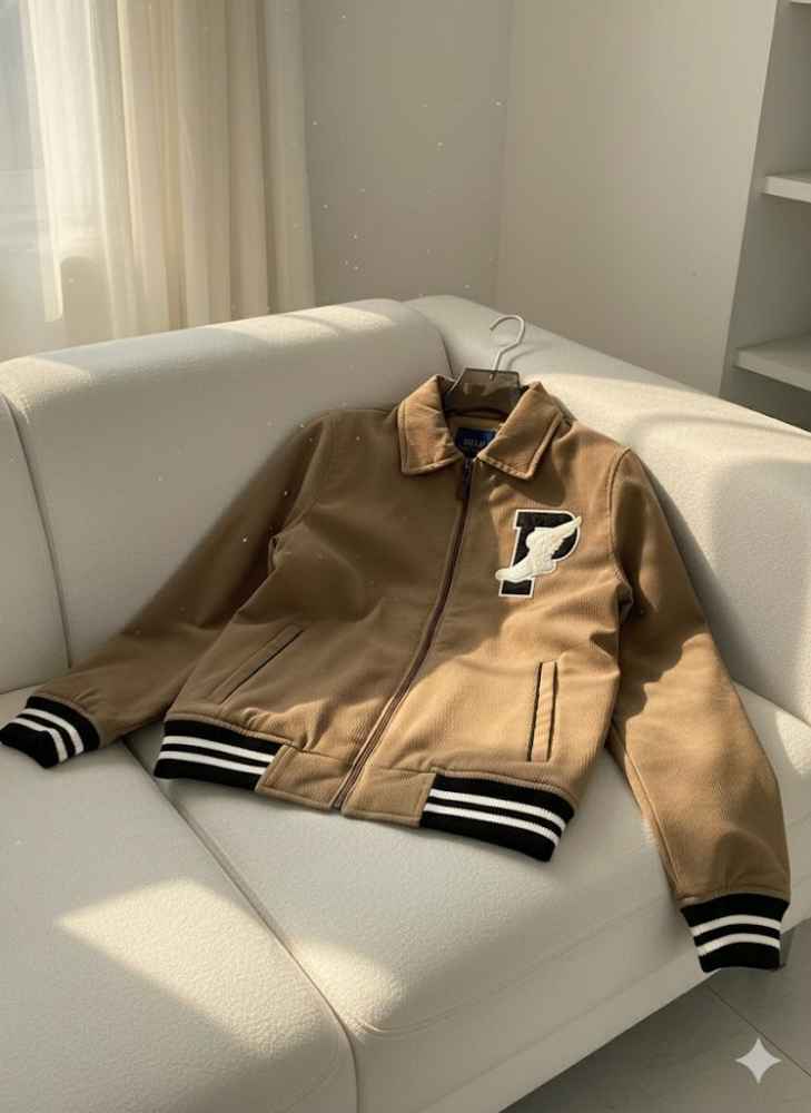 Ralph Lauren Brown Premium Quality Cotton Blend Jacket-1