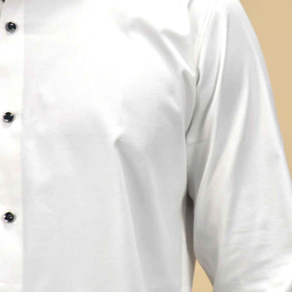 Armani Exchange White Premium Plain Shirt-4