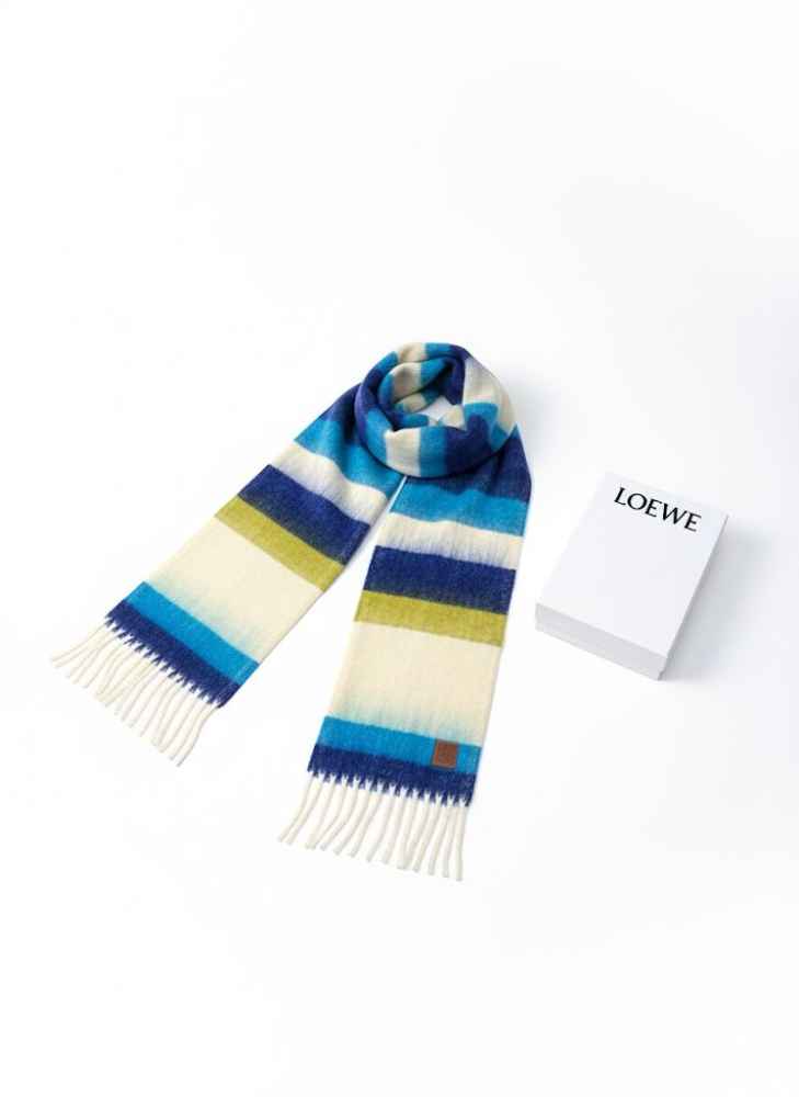 Loewe Anagram Multi Woollen Stole-2