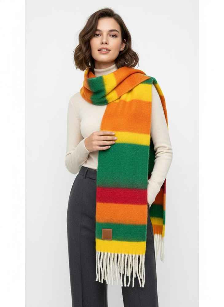Loewe Anagram Multi Woollen Stole-thumb-0