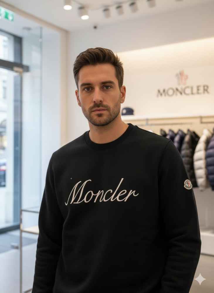 Moncler Black Premium Quality Sweatshirt-6