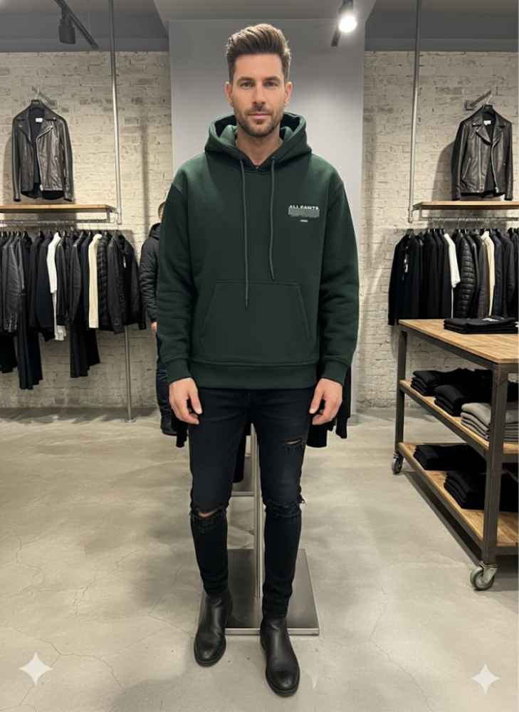 All Saints Green Premium Quality Hoodie-2