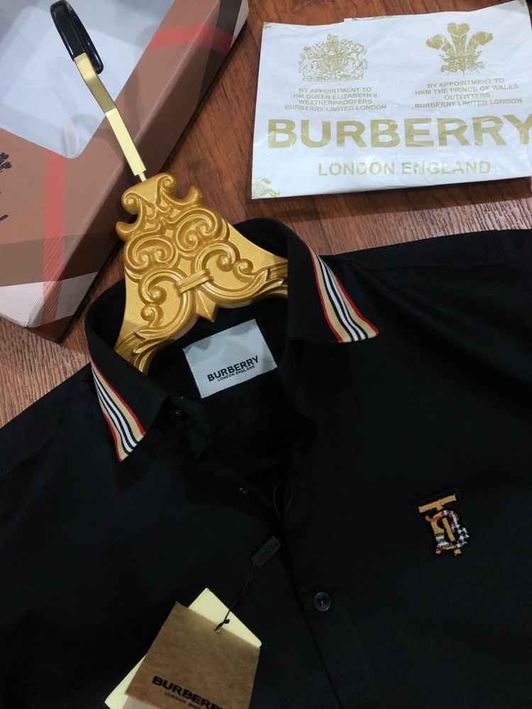 Burberry Black Premium Quality Shirt-1
