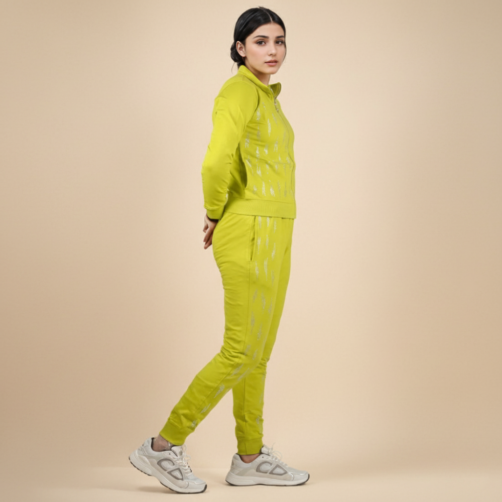 Burberry Mustard Premium Quality Tracksuit-thumb-1