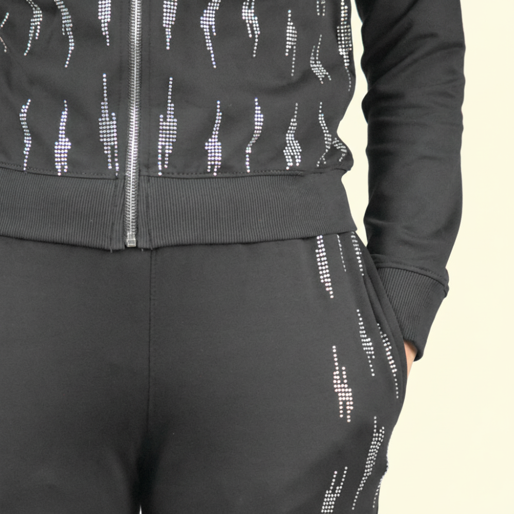 Burberry Black Premium Quality Tracksuit-thumb-4