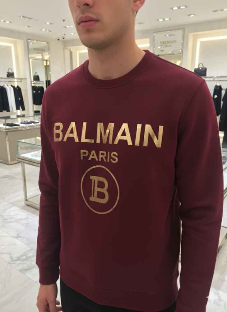 Balmain Wine Premium Quality Sweatshirt-thumb-0