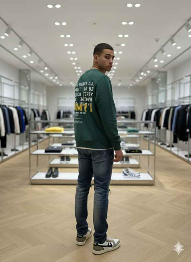 Amiri Green Premium Quality Sweatshirt-3