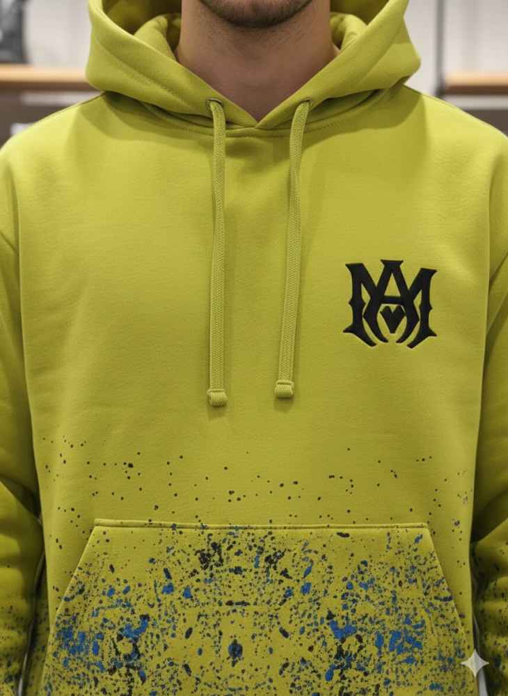 Amiri Green Premium Quality Hoodie-thumb-1