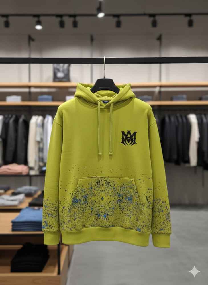 Amiri Green Premium Quality Hoodie-thumb-6