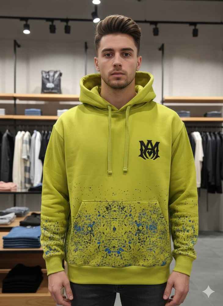 Amiri Green Premium Quality Hoodie-thumb-4