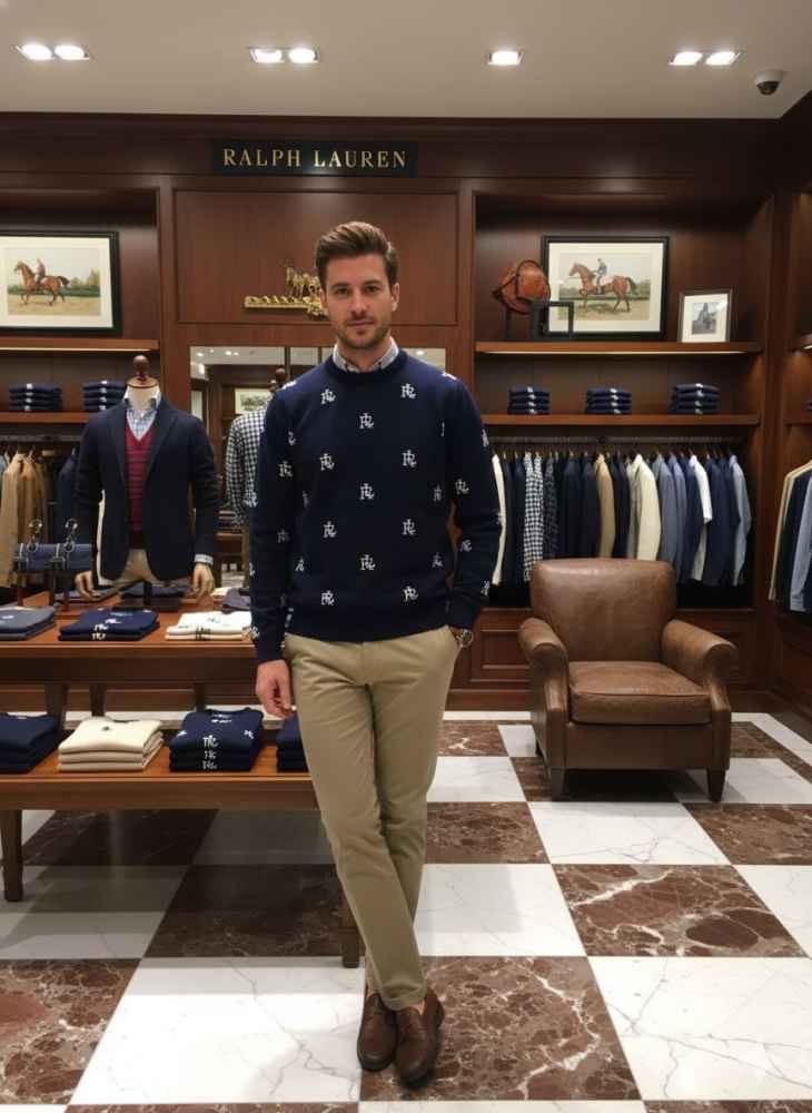 Ralph Lauren Blue Premium Quality Pullover-3