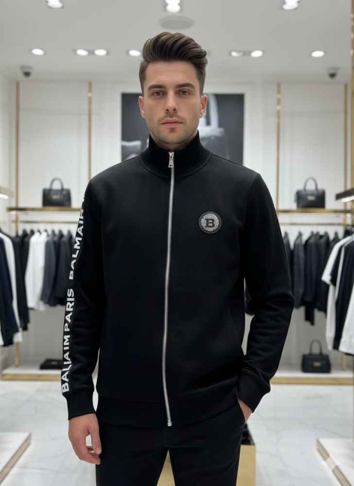 Balmain Black Premium Quality Zipper-1