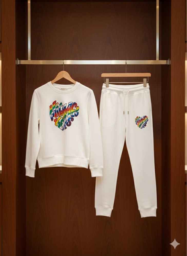 Michael Kors White Premium Quality Tracksuit-thumb-4