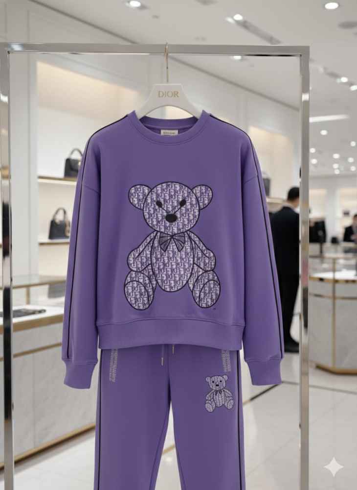 Dior Purple Premium Quality Tracksuit-thumb-2