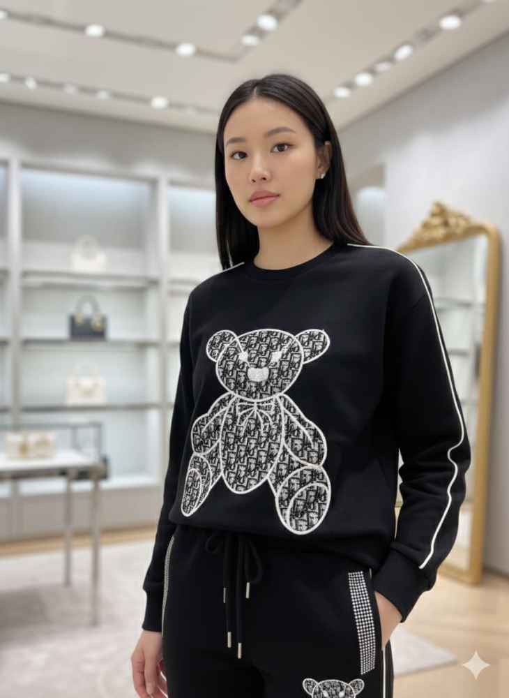 Dior Black Premium Quality Winter Tracksuit-thumb-0