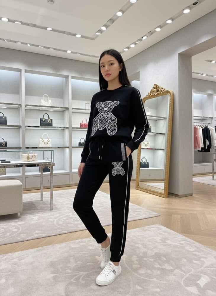 Dior Black Premium Quality Winter Tracksuit-thumb-3