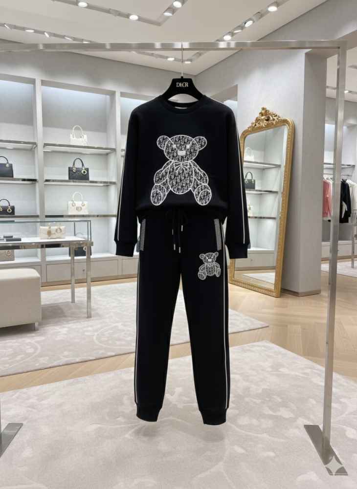 Dior Black Premium Quality Winter Tracksuit-thumb-4